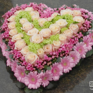 Nr.24 Groot Hart Roze Tinten