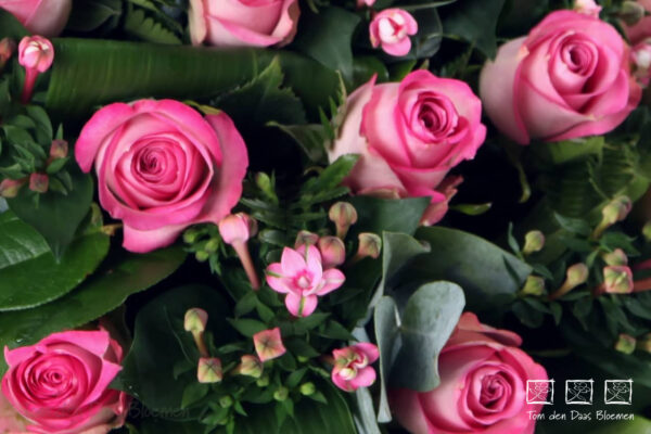 Nr.08 Biedermeijer Roze Roos - Afbeelding 2