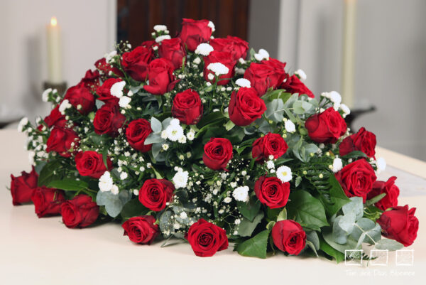 Nr.11 Druppel Arrangement Rode Roos