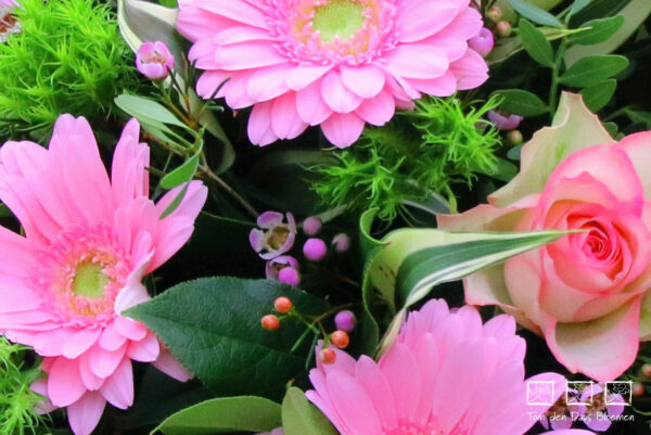 Nr.12 Druppel Arrangement Roze Tinten - Afbeelding 2